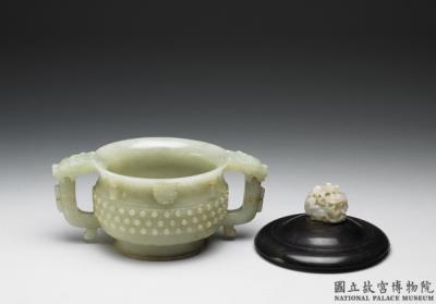 图片[2]-Jade Gui-shaped incense burner with knob pattern, late Ming to Qing dynasty (1522-1911)-China Archive